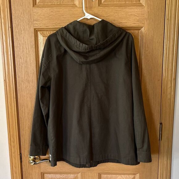 The North Face Shipler Green Full Zip Hooded Jacket Large - Picture 5 of 9